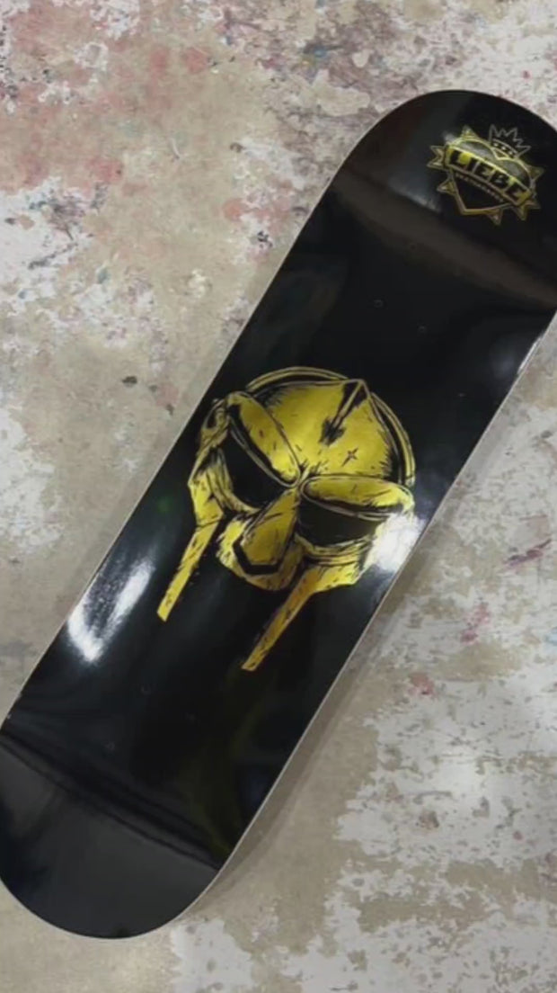 MF DOOM Gold Foil Limited Drop – Liebe Skateboards